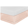 Saia Box Cama King Size Algodão Percal 200 Fios Ponto Palito:salmão - 3