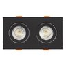 Spot Led Duplo 2x 5w 6500k Preto - Llum Cor Branco 110v/220v - 1