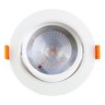 Spot Led 10w Embutir Redondo 3000k Branco Quente 11cm - 2