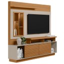 Ver imagem 5 de Estante Painel para Tv 60 Pol com Led 200cm Dora L06 Nature/off White - Mpozenato