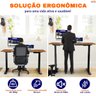 Mesa Ergonômica Elétrica Motor Duplo Regulagem de Altura Tampo 120x80cm - Wp Connect Elétrica Ergonô - 5