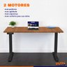 Mesa Ergonômica Elétrica Motor Duplo Regulagem de Altura Tampo 120x80cm - Wp Connect Elétrica Ergonô - 3