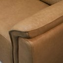 Ver imagem 3 de Sofá Retrátil Reclinável para Sala 3 Lugares 220cm Livorno L06 Couro Camel - Lyam Decor