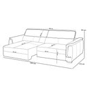 Ver imagem 7 de Sofá Retrátil Reclinável para Sala 3 Lugares 220cm Livorno L06 Couro Camel - Lyam Decor