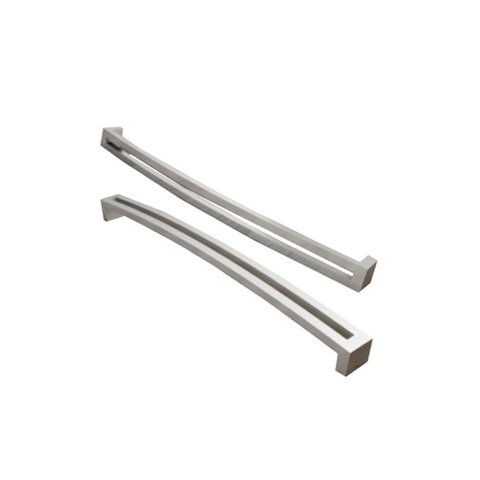 Puxador Alça para Porta de Passagem 5130 Escovado 400mm Mital 01 par