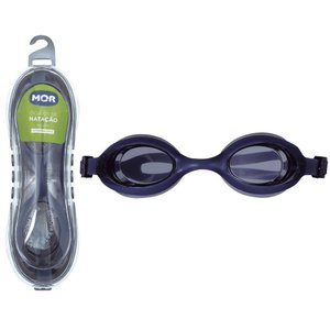 Óculos de Natação Mor Adulto Anti-embaçante - Cinza Escuro