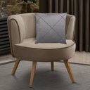 Ver imagem 3 de Kit 2 Capas para Almofada Drapeada em Veludo Quadrada Cinza Claro