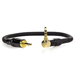 Cabo P2 Estereo - 90 Graus para P2 Macho Mono - 30 Cm - 1