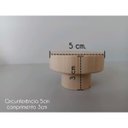 Ver imagem 5 de Puxador gaveta Madeira Eucalipto 5x3 - 5un