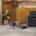 Ver imagem 1 de Mini Poltrona Pet Kappesberg Bouclé Chumbo