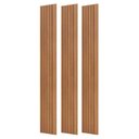 Ver imagem 6 de Painel Ripado 3d em 100% Mdf 134x250cm Freijó Pradel