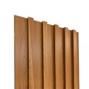 Ver imagem 2 de Painel Ripado 3d em 100% Mdf 134x250cm Freijó Pradel