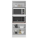 Ver imagem 4 de Cozinha Completa Modulada 6 Peças 15 Portas e 2 Gavetas com Nicho para Micro-Ondas e Tampo