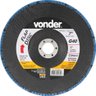 Flap disc 7" g40 costado fibra cônico p/ aço carbono e inox - 1