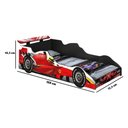 Ver imagem 5 de Cama Carro Infantil + Colchão Formula 1 Vermelho 100% MDF J&A Móveis