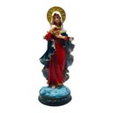 Ver imagem 1 de Imagem Sagrado Coração de Maria Resina 20 Cm