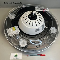 Ventilador Fresh Wind 36w Branco Bivolt Embuled - 7