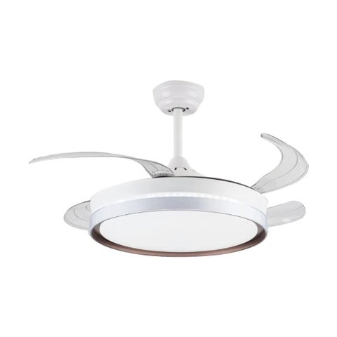 Ventilador Fresh Wind 36w Branco Bivolt Embuled