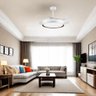 Ventilador Fresh Wind 36w Branco Bivolt Embuled - 3
