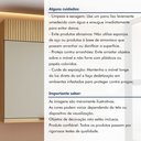 Ver imagem 6 de Armário Aéreo 2 Porta 80cm 100% MDF Realeza Premium Bege/Carvalho/Greige