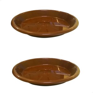 Kit 2 Pratos para Vaso Redondo Suporte para Planta 30,5x4cm