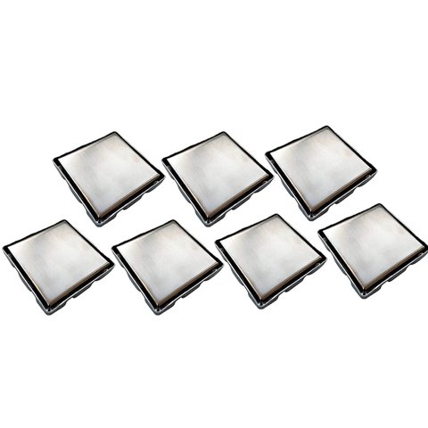 Ralo Oculto Invisivel Aço Inox 15x15 Discreto Anti Odor Kit 7 Uni Banheiro Box Lavabo Varanda Cozinh