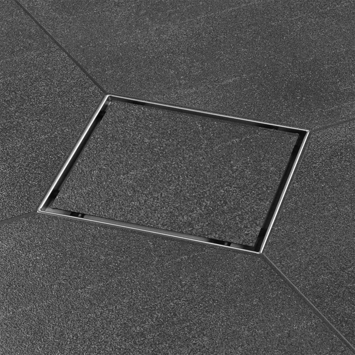 Ralo Oculto Invisivel Aço Inox 15x15 Discreto Anti Odor Kit 7 Uni Banheiro Box Lavabo Varanda Cozinh - 8