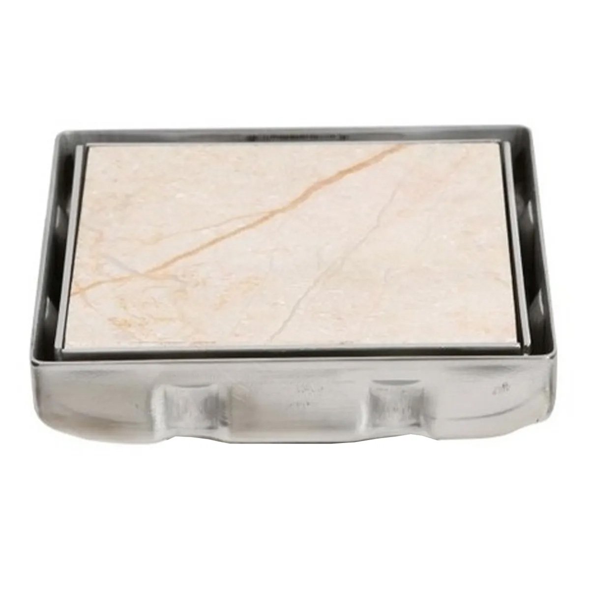 Ralo Oculto Invisivel Aço Inox 15x15 Discreto Anti Odor Kit 7 Uni Banheiro Box Lavabo Varanda Cozinh - 3