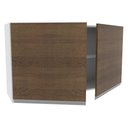 Ver imagem 4 de Armário de Cozinha Aéreo 120 cm 2 Portas Branco/Rustic Glamy Madesa