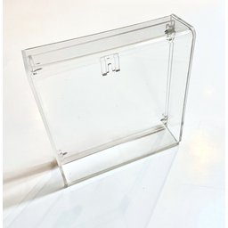 Moldura De Acrílico Decoração Para Parede E Mesa 15x15x4cm Cor:cristal - 2