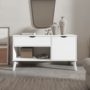 Ver imagem 7 de Buffet Aparador Multiuso 1 Porta e 1 Gaveta London Branco