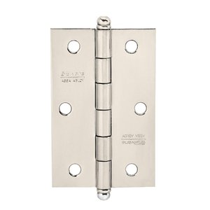 Kit 3 Dobradiças Silvana 880 até 10kg - 2" Niquelado