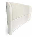 Ver imagem 2 de Cabeceira Liz Estofada para Cama Casal Luxo Moderna Premium Bege