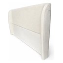 Ver imagem 4 de Cabeceira Liz Estofada para Cama Casal Luxo Moderna Premium Bege