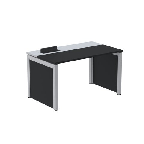 Escrivaninhas Mesa Escritório PSCPP160 160cm Industrial Preto e Cinza