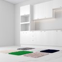 Ver imagem 4 de Kit Jogo 6 Tapetes 60 X 40 Cm Peludo Banheiro Porta