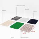 Ver imagem 5 de Kit Jogo 6 Tapetes 60 X 40 Cm Peludo Banheiro Porta