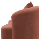 Ver mais imagens de Sofá Decorativo Montreal 180cm Orgânico Bouclé Terracota
