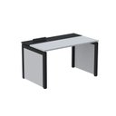 Ver imagem 1 de Escrivaninhas Mesa Escritório PSCPP160 160cm Industrial Cinza e Preto