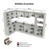 Armário de Cozinha Completa de Canto 100% MDF 447cm Smart Madesa - 4