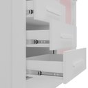 Ver imagem 5 de Cômoda Infantil 1 Porta 4 Gavetas Maya Espresso Móveis