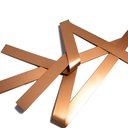 Ver imagem 3 de Escultura Decorativa Artesanal Vertical Cobre 1,20m - D’Rossi