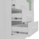 Ver imagem 5 de Cômoda Infantil 1 Porta 4 Gavetas Maya Espresso Móveis