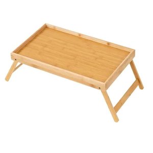 Bandeja Mesa Notebook Bambu Dobravel Rustica Apoio Madeira Cafe Manha Cama Sofa Suporte Home Office
