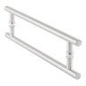 Puxador Porta Pivotante 50cm Aço Inox Tubular Redondo:Escovado Fosco - 1