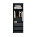 Ver imagem 6 de Guarda-Roupa Modulado Módulo 4 Portas + Módulo Canto + Módulo 2 Portas Ravi Cinza/Grafitto