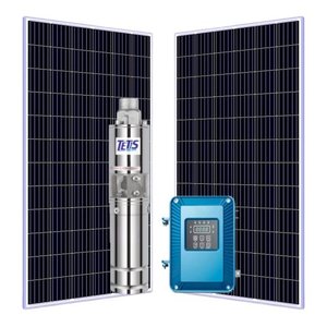 Kit Bomba Submersa Solar 210W Até 70m ou 10.160L/dia