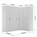 Ver imagem 5 de Conjunto Ravi Módulo 4 Portas + Módulo Canto + Módulo 2 Portas