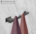 Ver imagem 4 de Cabideiro C4 Inox Grafite - Kromus RT0312G
