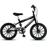 Bicicleta Aro 16 Infantil South Ferinha para Meninos - Preto Preto - 1